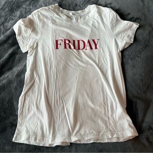 FRIDAY graphic tee - size medium